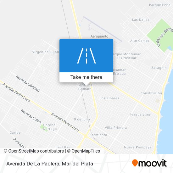 Avenida De La Paolera map