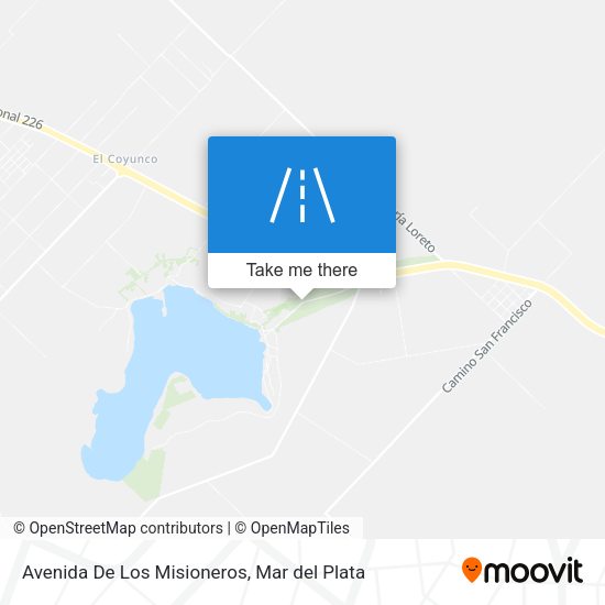 Avenida De Los Misioneros map