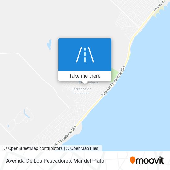 Mapa de Avenida De Los Pescadores