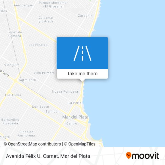 Avenida Félix U. Camet map