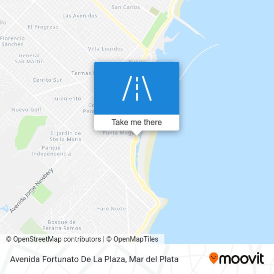Mapa de Avenida Fortunato De La Plaza