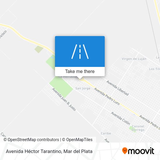 Avenida Héctor Tarantino map