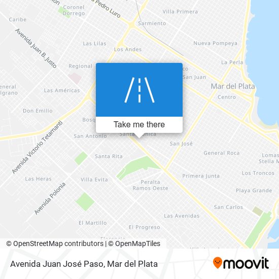 Mapa de Avenida Juan José Paso