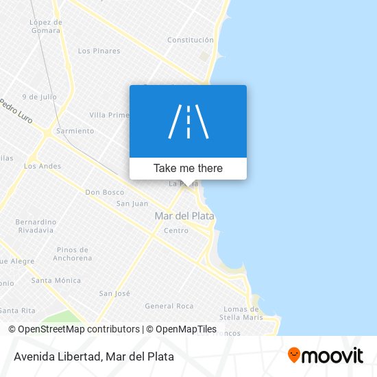 Avenida Libertad map