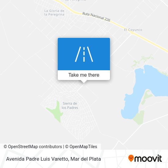 Avenida Padre Luis Varetto map