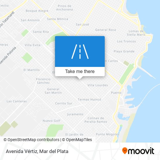 Mapa de Avenida Vértiz