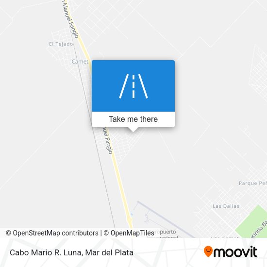 Cabo Mario R. Luna map