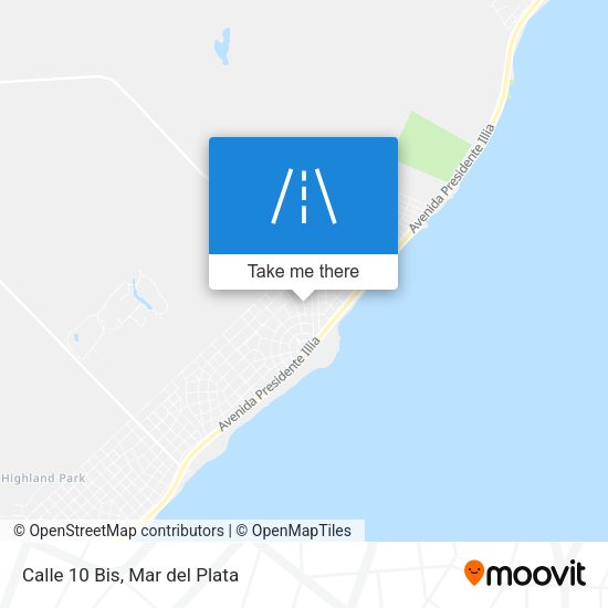 Mapa de Calle 10 Bis