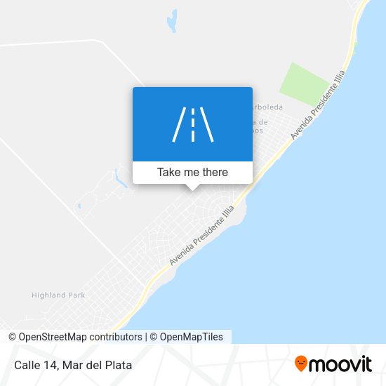 Mapa de Calle 14