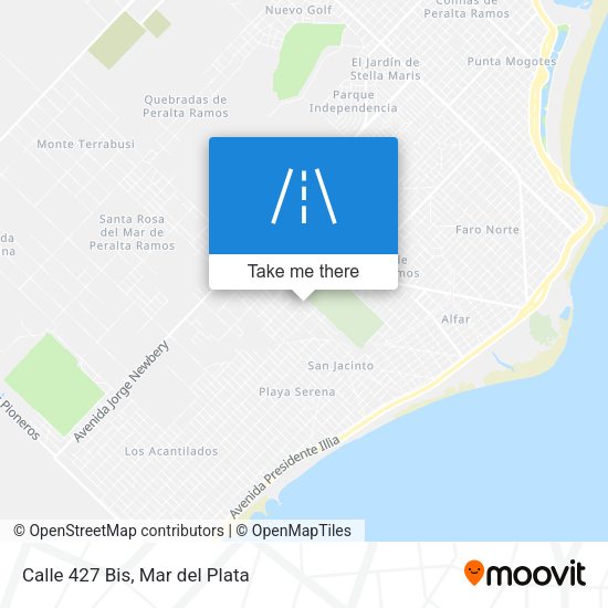 Mapa de Calle 427 Bis