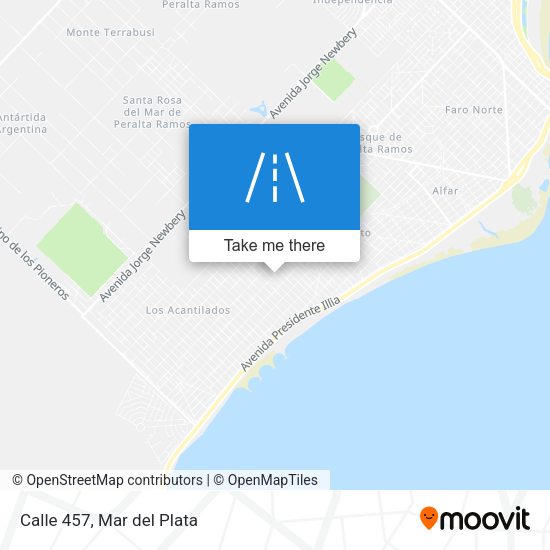 Mapa de Calle 457
