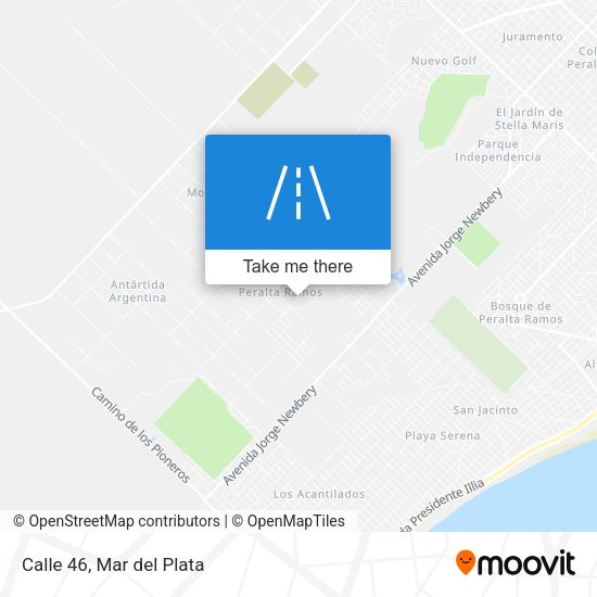 Mapa de Calle 46