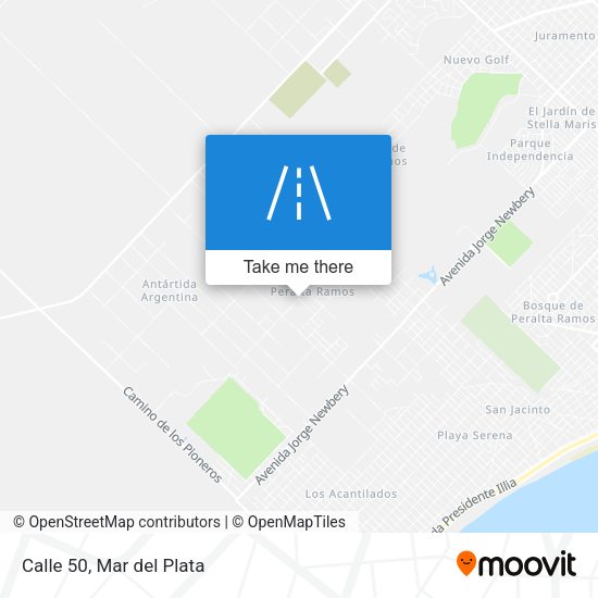 Mapa de Calle 50