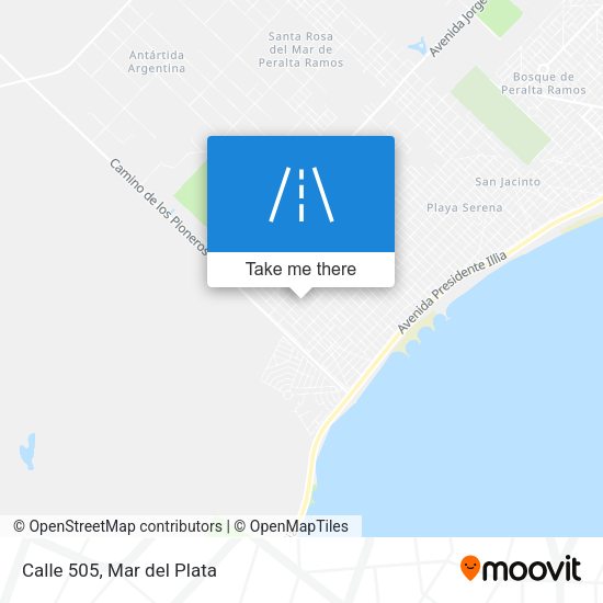 Mapa de Calle 505