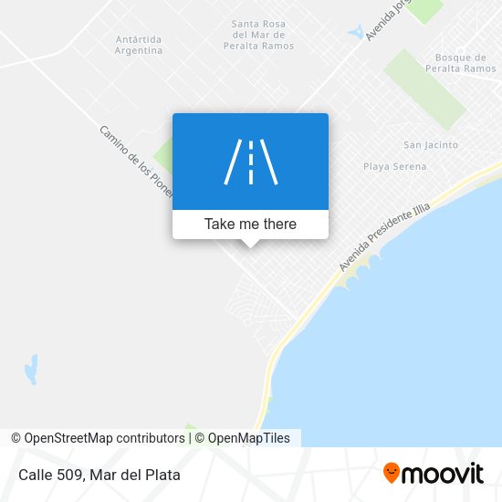 Mapa de Calle 509