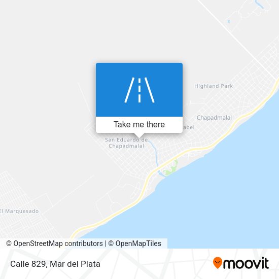 Mapa de Calle 829