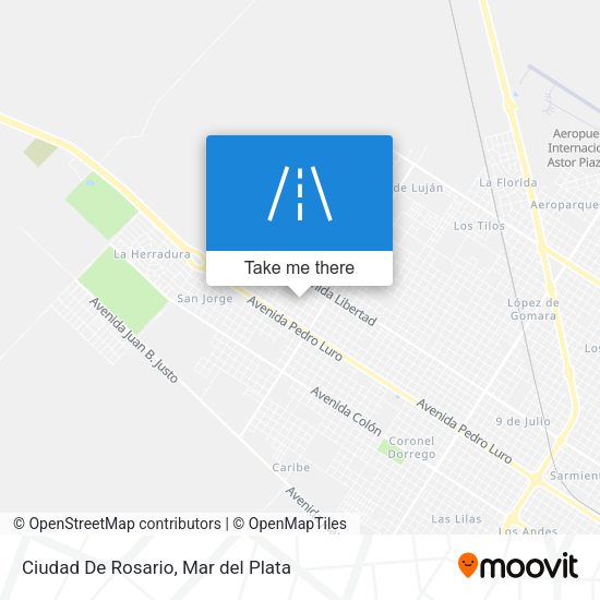 Mapa de Ciudad De Rosario