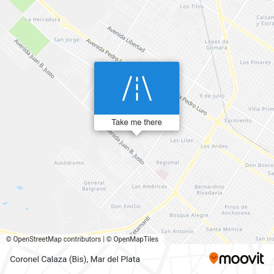 Coronel Calaza (Bis) map