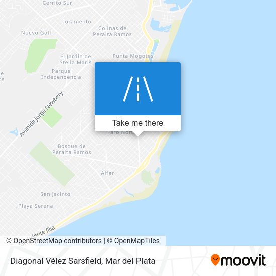 Diagonal Vélez Sarsfield map