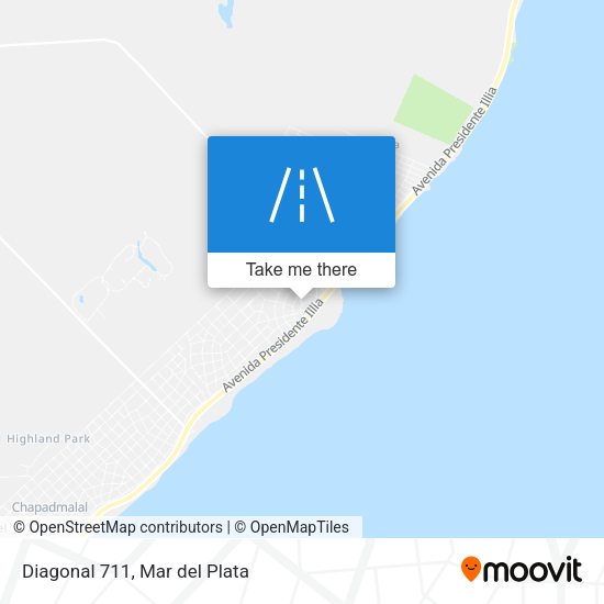 Mapa de Diagonal 711