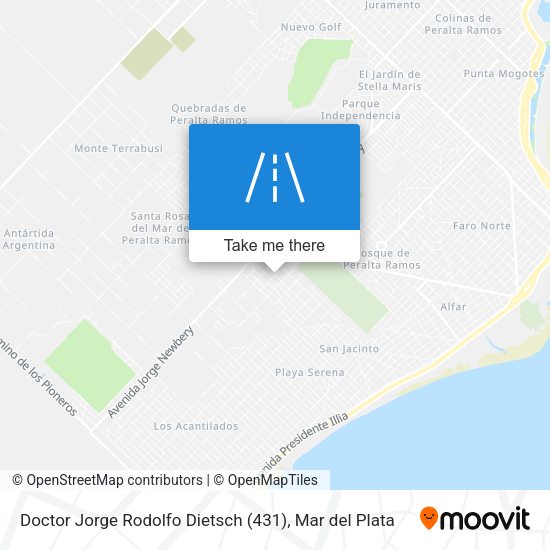 Mapa de Doctor Jorge Rodolfo Dietsch (431)