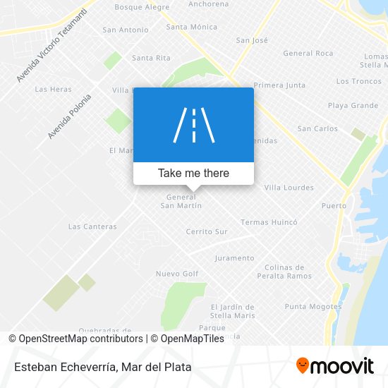 Esteban Echeverría map