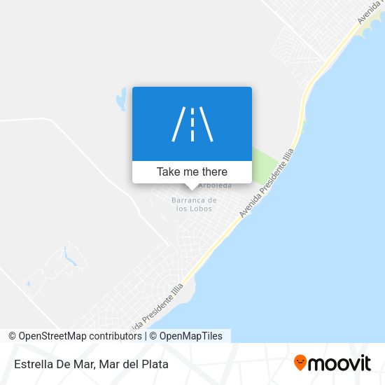 Estrella De Mar map