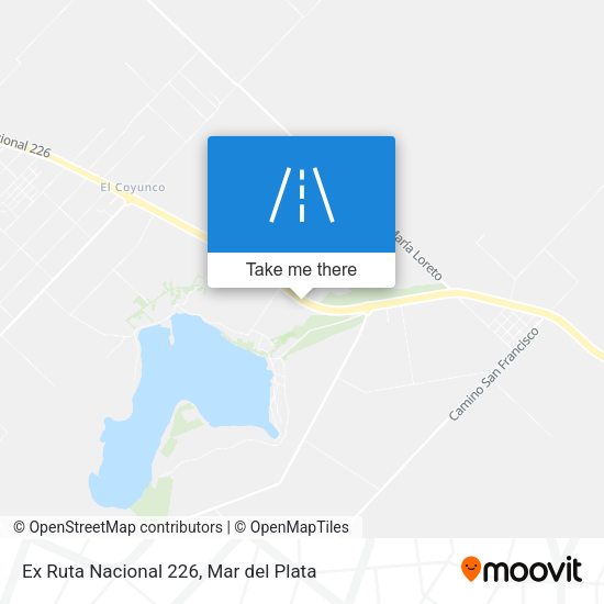 Ex Ruta Nacional 226 map