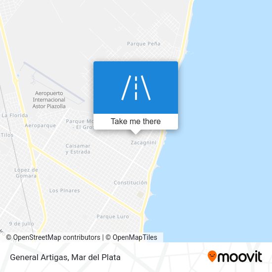 Mapa de General Artigas
