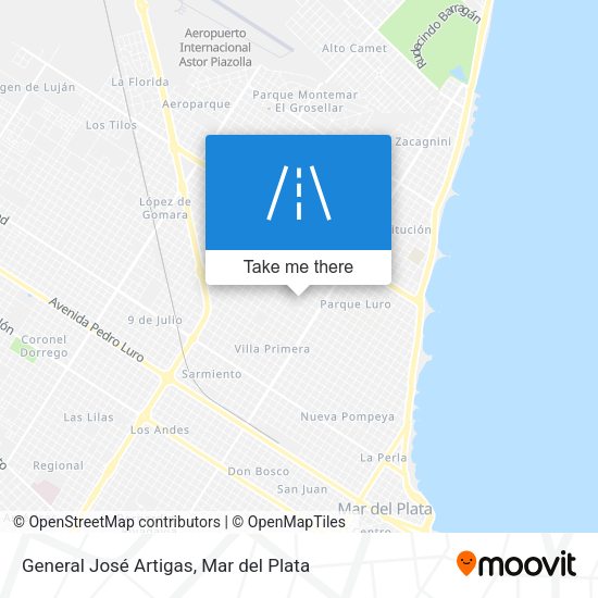 General José Artigas map
