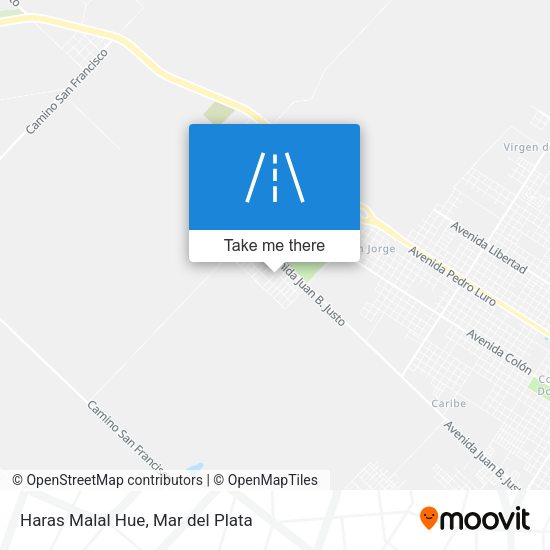 Mapa de Haras Malal Hue