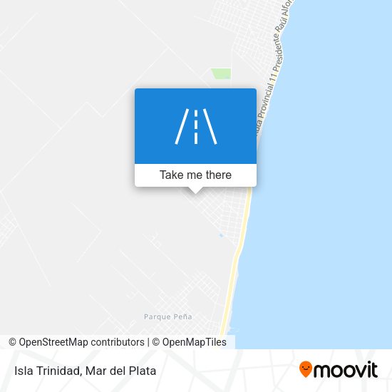 Mapa de Isla Trinidad