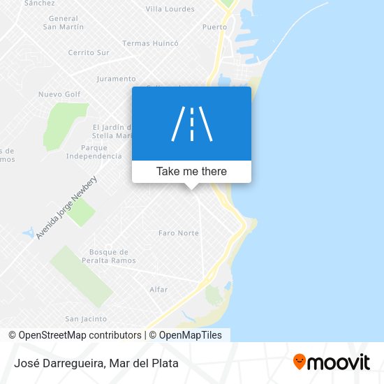 José Darregueira map