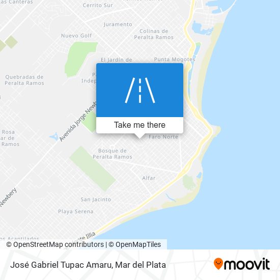 José Gabriel Tupac Amaru map