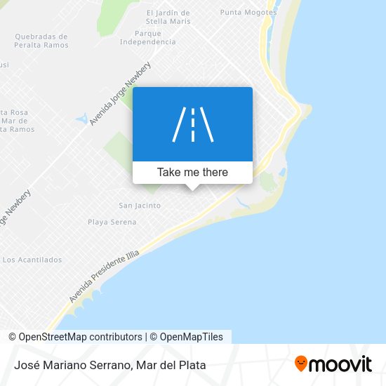 Mapa de José Mariano Serrano
