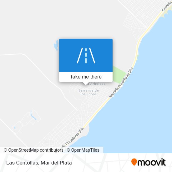 Mapa de Las Centollas