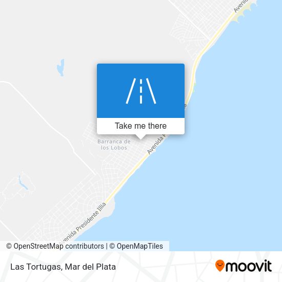 Mapa de Las Tortugas