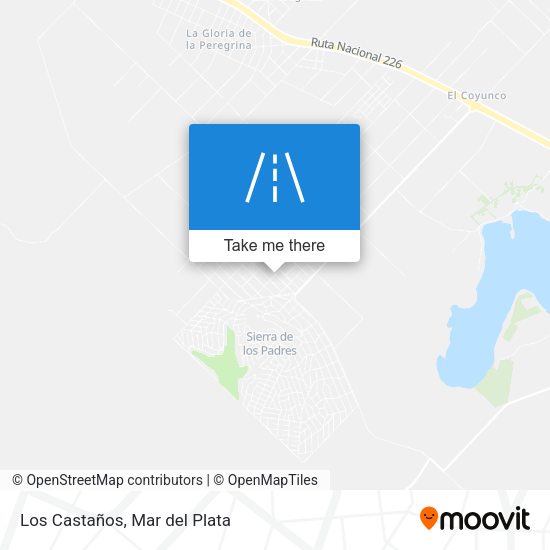 Mapa de Los Castaños