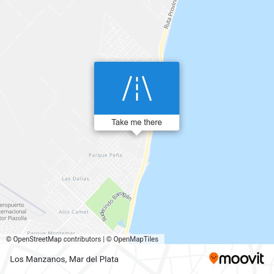 Mapa de Los Manzanos