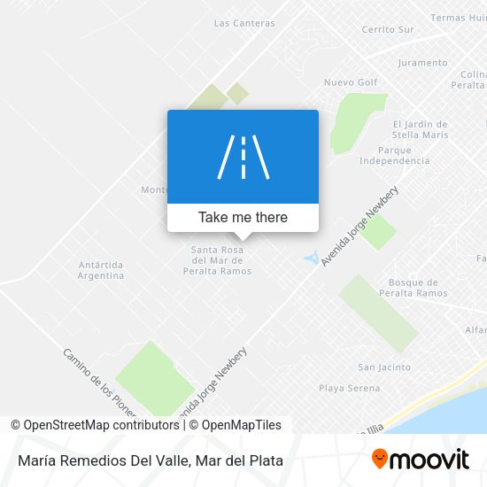 María Remedios Del Valle map