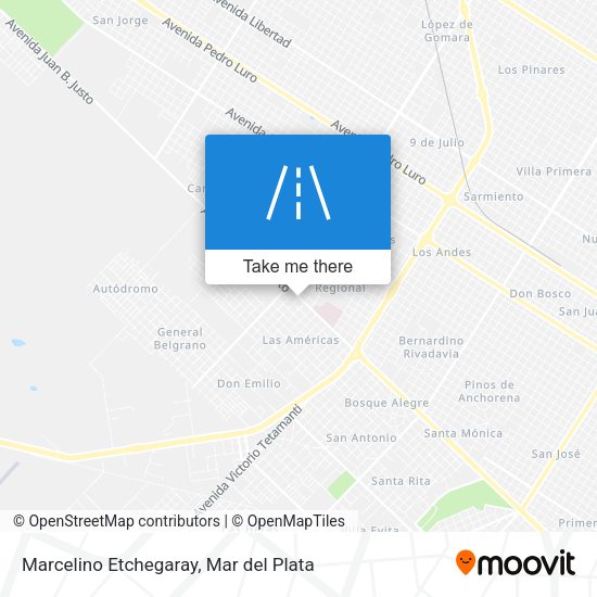 Marcelino Etchegaray map