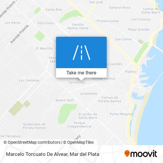 Marcelo Torcuato De Alvear map