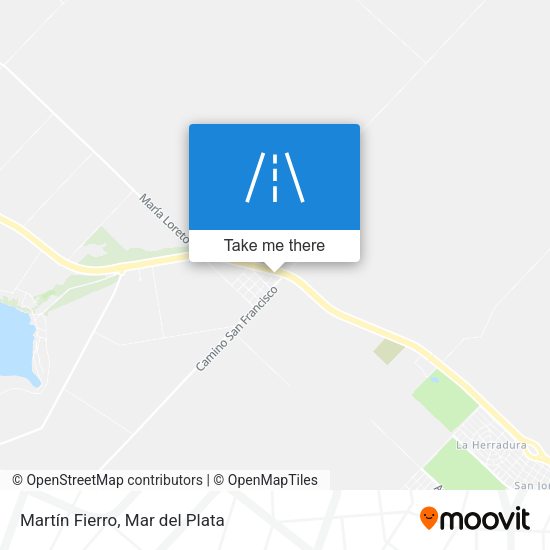 Martín Fierro map