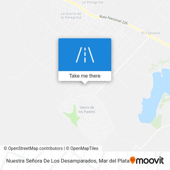 Nuestra Señora De Los Desamparados map