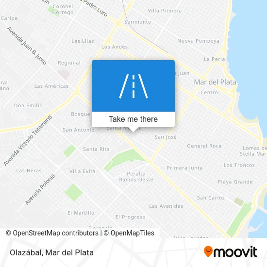 Olazábal map