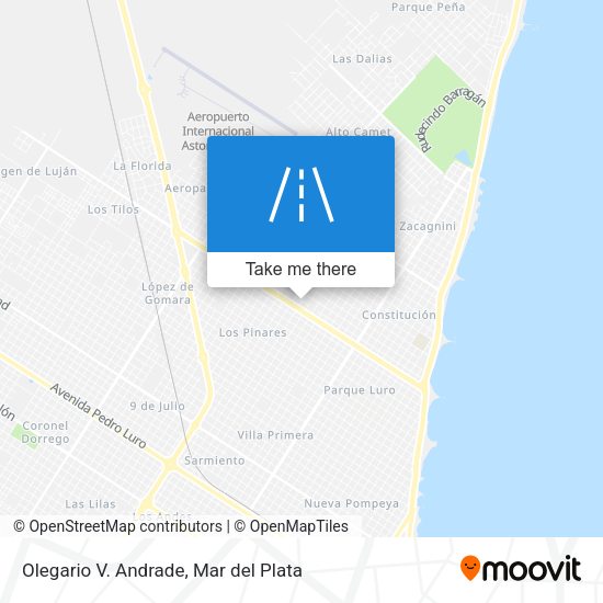Olegario V. Andrade map