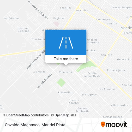 Mapa de Osvaldo Magnasco
