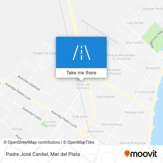 Mapa de Padre José Cardiel