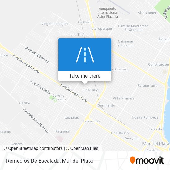 Remedios De Escalada map