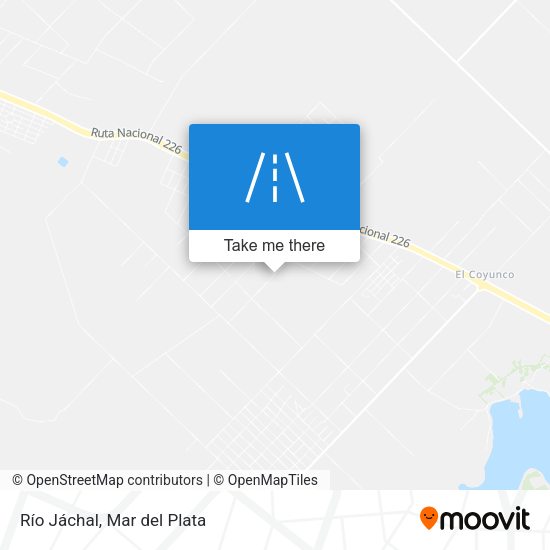 Río Jáchal map